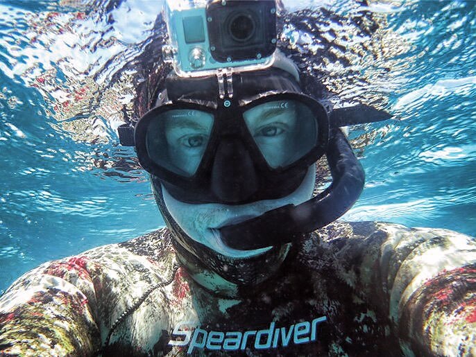 GoPro Diving Mask Speardiver Stealth spearfishing freediving 