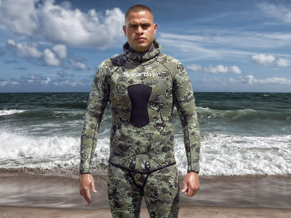 Details about   Neoprene 3mm Winter Wetsuit Camouflage Diving Spearfishing Snorkeling Suit 
