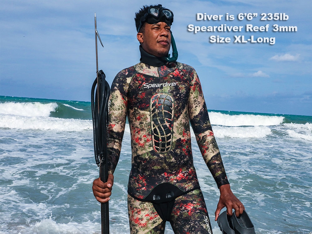 Speardiver TALL and THIN Spearfishing Wetsuit