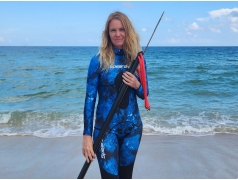 Speardiver Azure Spearfishing Rash Guard