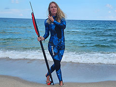 Speardiver Azure Spearfishing Rash Guard