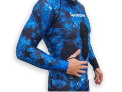 Speardiver Azure Spearfishing Rash Guard