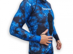 Speardiver Azure Spearfishing Rash Guard