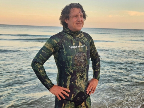 Speardiver Green Lava Spearfishing Wetsuit