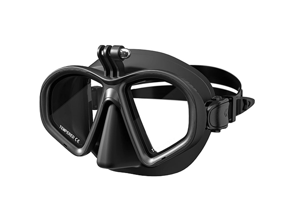 Speardiver Stealth Spearfishing Integral GoPro Mask Black